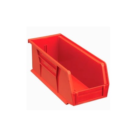 Quantum Storage Systems Hang & Stack Storage Bin, Plastic, Red, 12 PK QUS224RD